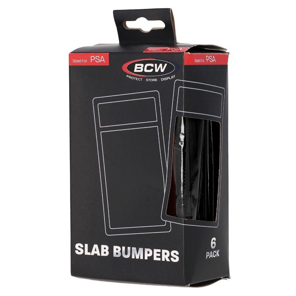 PSA Slab Bumpers (6-Pack) – Premium Black Edge Protectors for Graded Cards