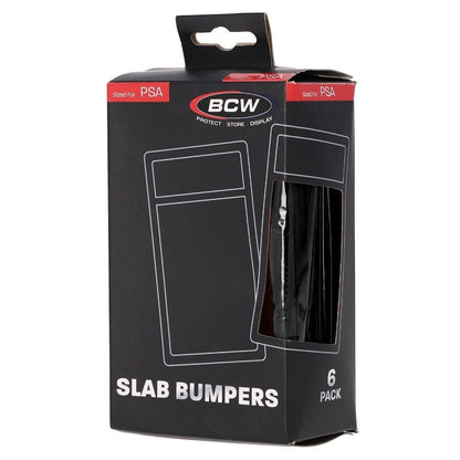 PSA Slab Bumpers (6-Pack) – Premium Black Edge Protectors for Graded Cards
