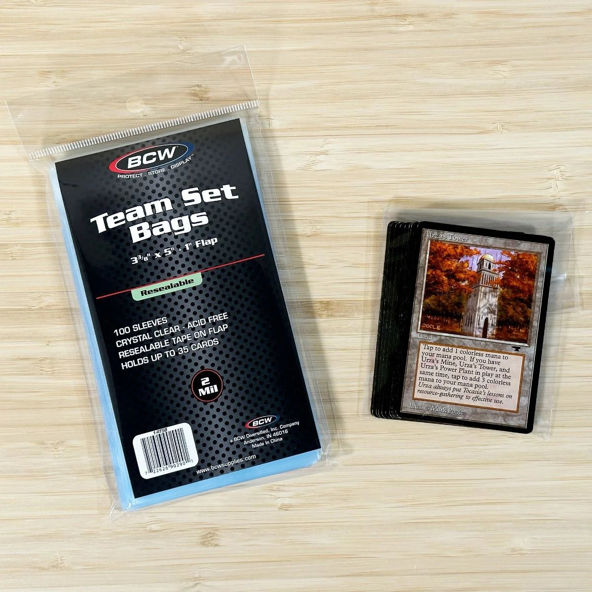 Collector Starter Bundle – 100 Sleeves, 100 Toploaders & 100 Team Bags