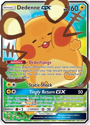 Dedenne GX 195a/214  - Holofoil Alternate Art Promos - Promo