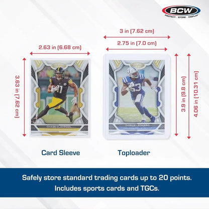 BCW Card Sleeves & Toploaders (100 Each)